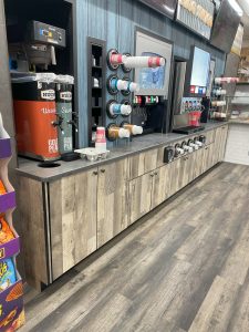 Convenience Store Beverage Station Cabinets