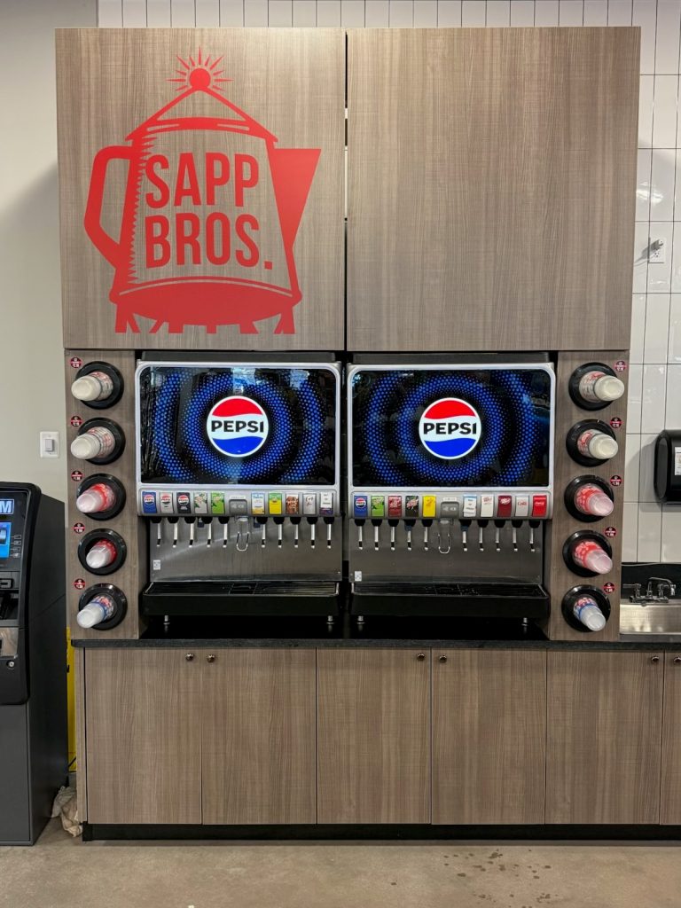 Convenience Store Beverage Bar Cabinet