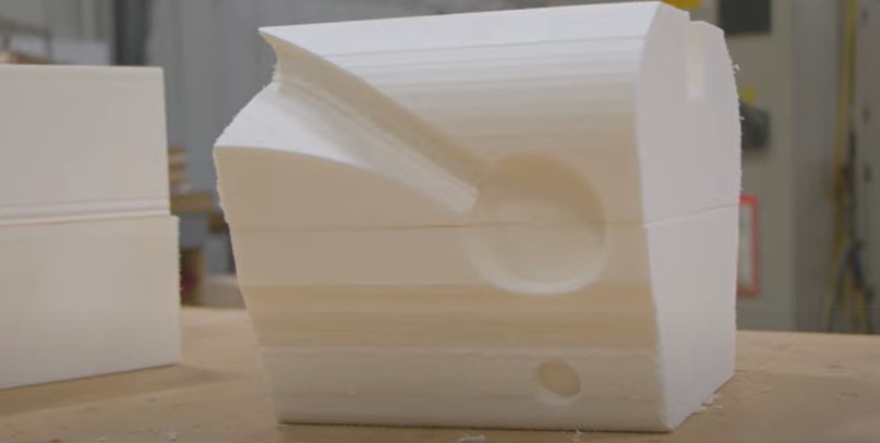Custom cut foam composite product by KPI Concepts