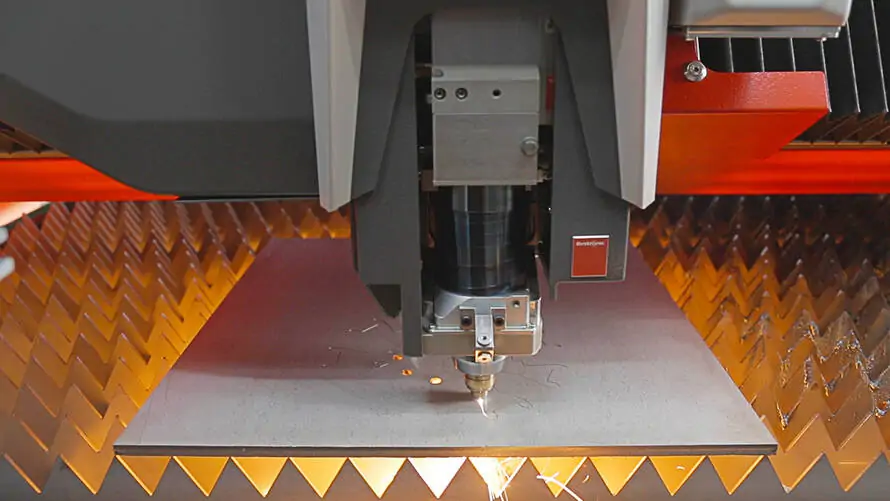 Fiber laser cutting equipment at KPI Concepts