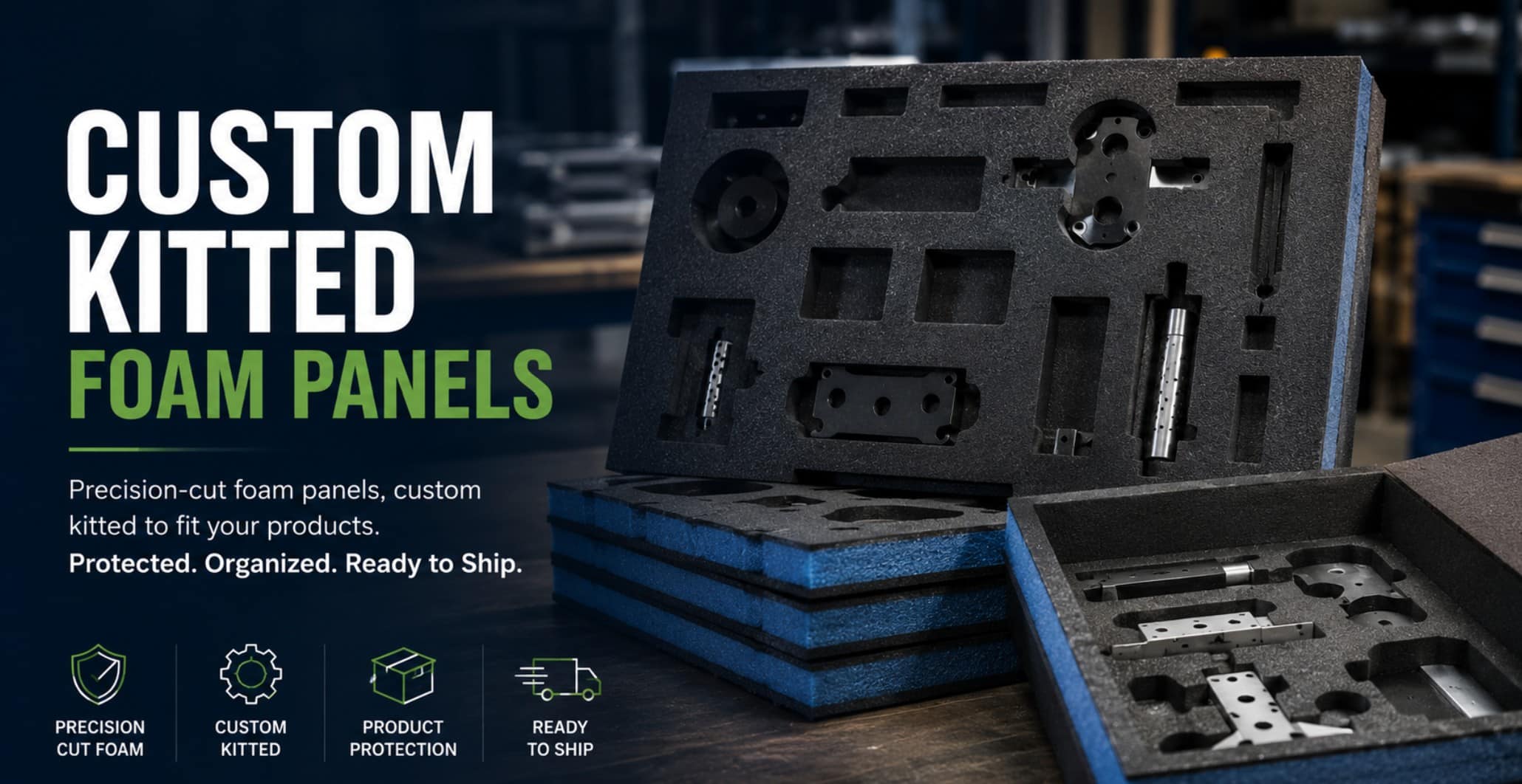 Supplier Of Custom Kitted Foam Panels Nationwide Shipping