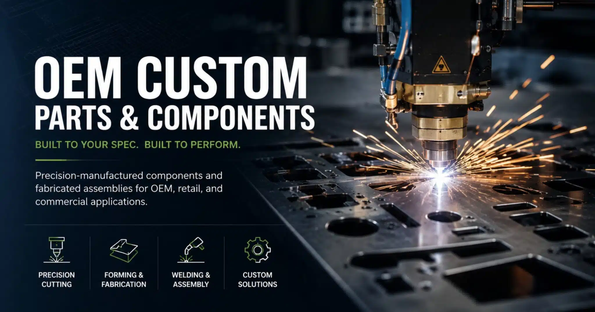 OEM custom metal parts and components fabricator