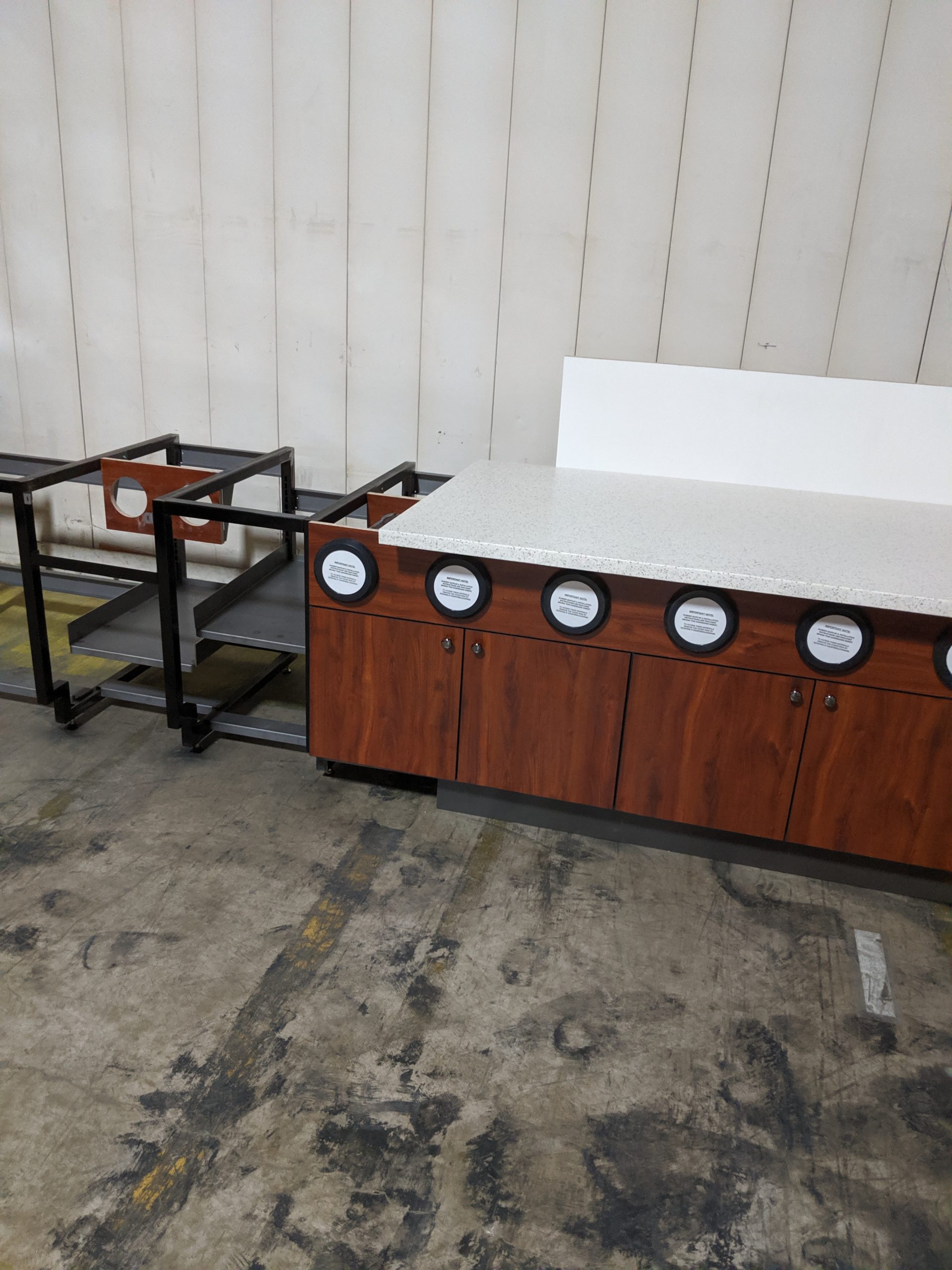 Modular cabinet and countertop integration by KPI Concepts