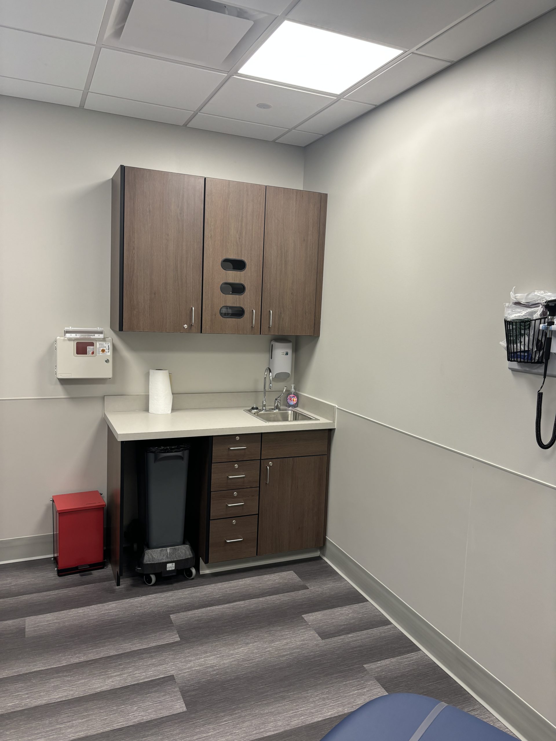 Medical office cabinets and sanitary healthcare casework by KPI Concepts