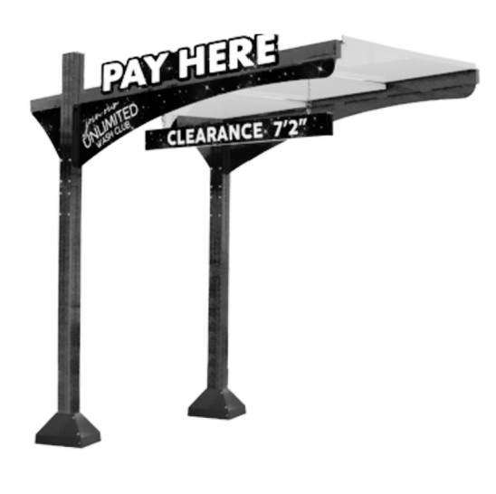 Iowa Metal Fabrication Services Custom Commercial Metal Canopy